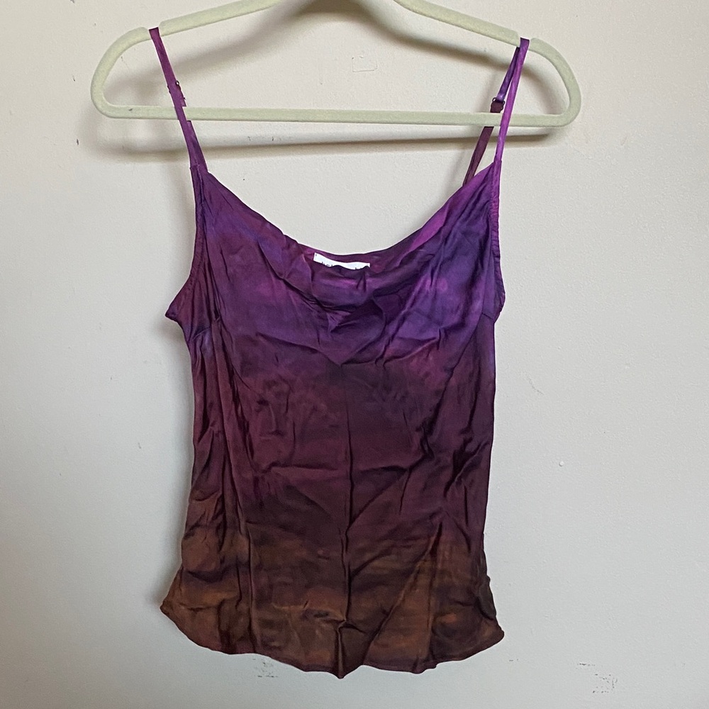 Bella Dahl Ombre Purple and Brown Camisole